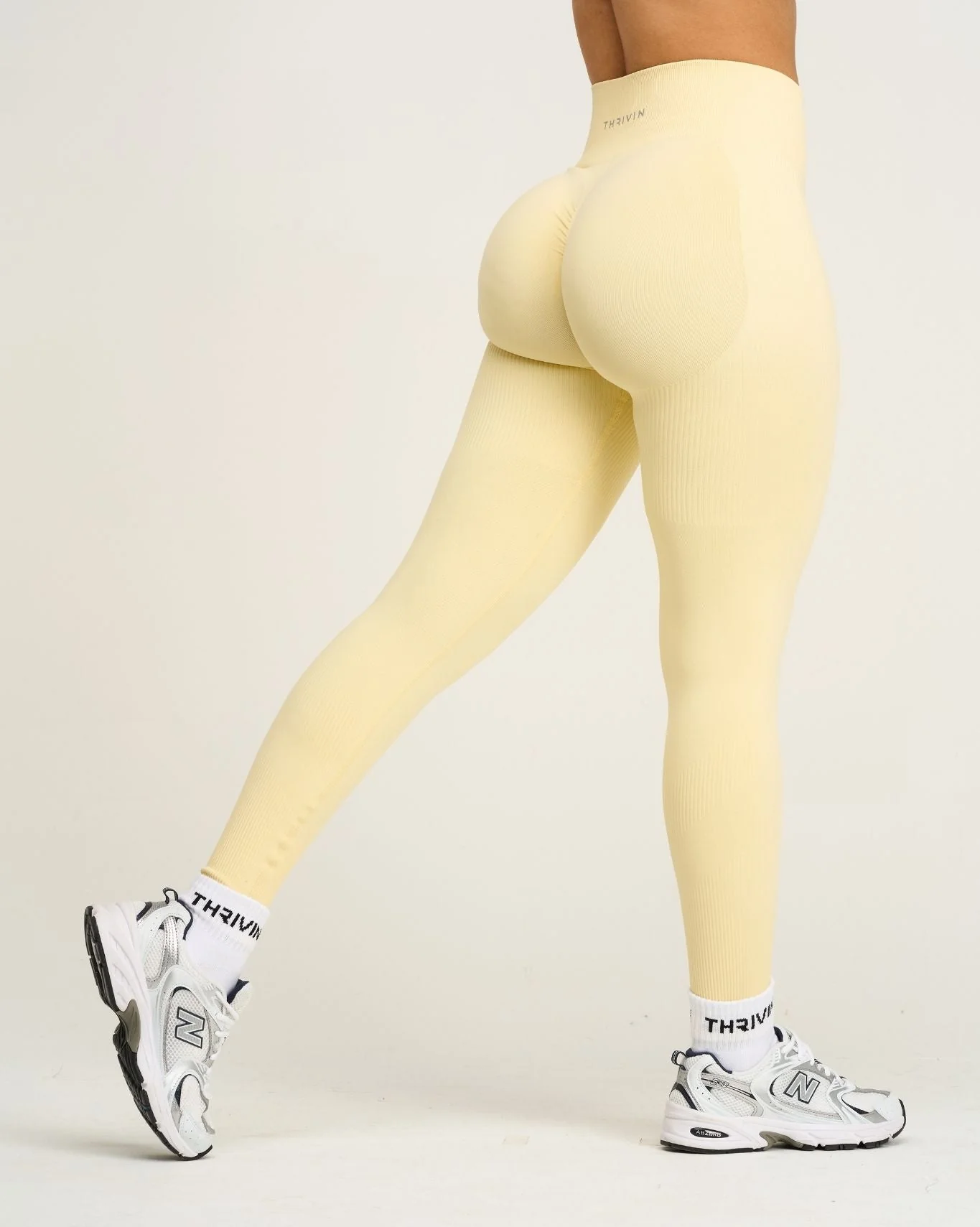 Elevate™ Sculpting High Waist Scrunch Leggings | Golden Butter - Image 2