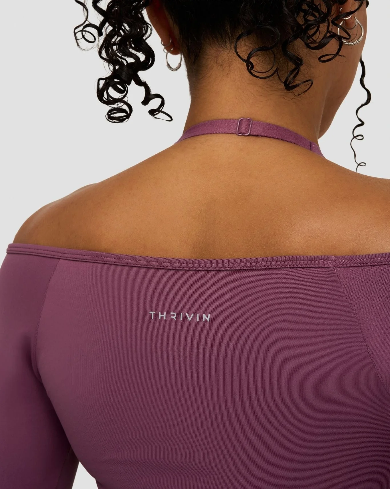 Elevate™ Sculpting Seamless V-Neck Top | Orchid Mauve - Image 4