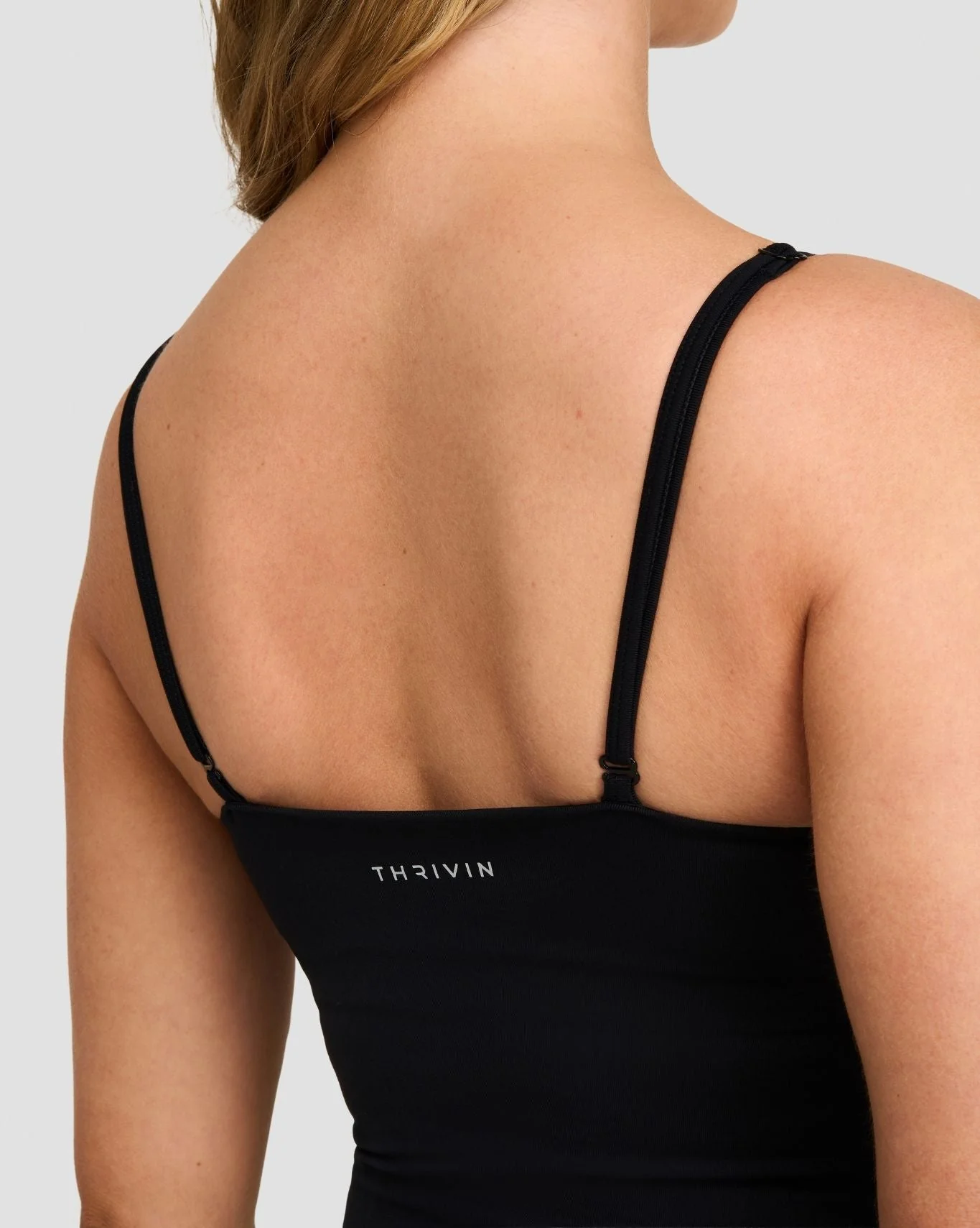 Elevate™ Sculpting Seamless Scoop Neck Cami | Night Black - Image 2